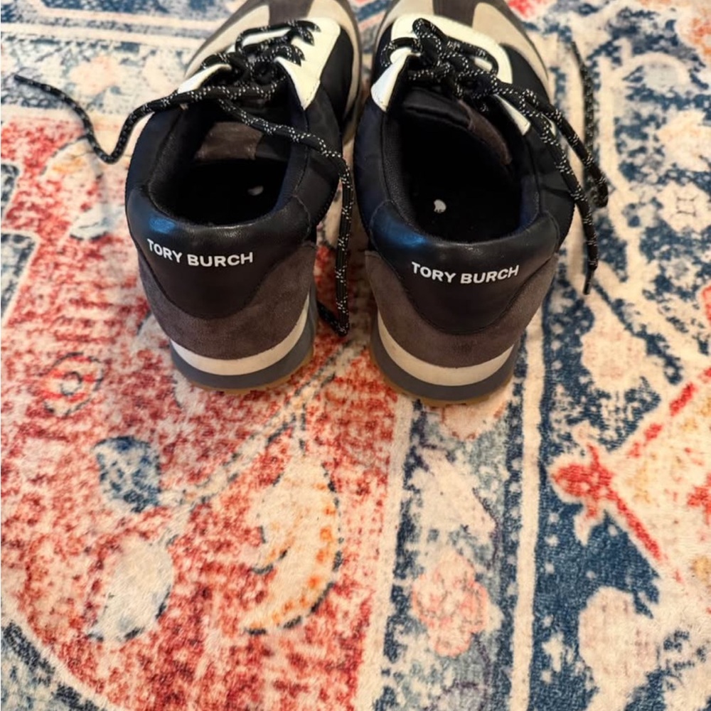 Tory Burch Black and Cream Sneakers - Picture 2 of 2
